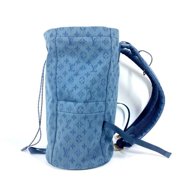LOUIS VUITTON M44617 MonogramDenim chalk-Backpack Monogram Denim Canvas blue - Picture 4 of 13